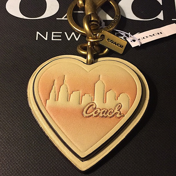 COACH - X JENNIFER LOPEZ HEART BAG CHARM (NWT) - Picture 2 of 13